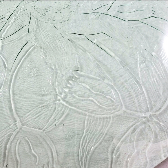 COPY - Stunning Kosta Boda style Swedish antique glass cheese platter - Picture 2 of 3